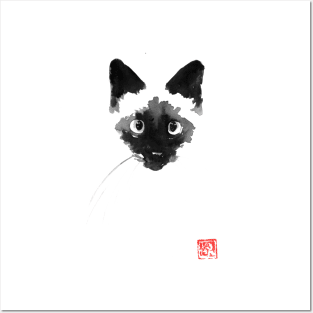 cat siamese Posters and Art